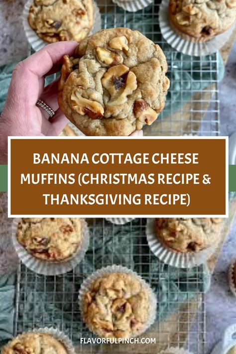 Try these banana cottage cheese muffins that are soft, sweet, and full of banana flavor. These high-protein low carb muffins are perfect for a quick breakfast or snack, healthy lunch box. High Protein Breakfast Muffins Low Carb, Healthy High Protein Banana Muffins, Tone It Up Protein Muffins, Healthy Snacks To Make With Bananas, Healthy Lunch Recipes High Protein King Arthur Keto Muffin Mix Recipes, Diet Muffins Recipes, Cottage Cheese Banana Muffins Healthy, High Protein Banana Oatmeal Muffins, High Protein Bran Muffins, Muffins Made With Cottage Cheese, Egg White Muffins With Cottage Cheese, Cottage Cheese Oat Muffins, Snacks To Make With Bananas