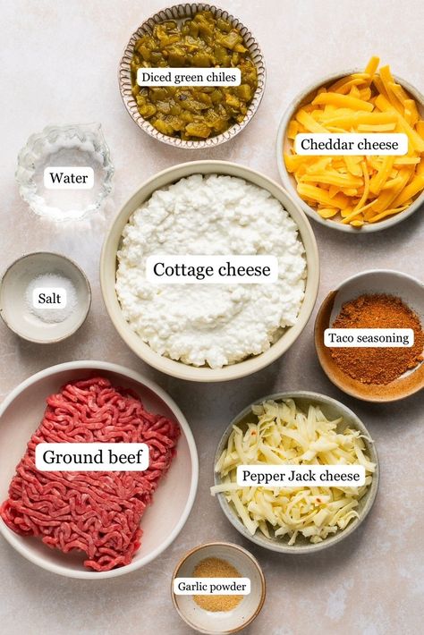 High Protein Cottage Cheese Queso Dip, Cottage Cheese Greek Chicken Bowl, Pizza Dip With Cottage Cheese, Protein Queso Dip, Queso Dip With Cottage Cheese, High Protein Low Calorie Dips, High Protein Cottage Cheese Queso, Cottage Cheese Rotel Taco Dip, Protein Taco Dip