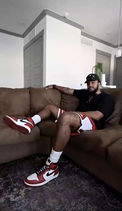 Aj1 Chicago Outfit Men, Aj1 Chicago Outfit, Chicago Jordan 1 Outfit, Jordan 1 With Shorts Men, Red Jordan 1 Outfit Men, Jordan 1 Chicago Outfit Men Shorts, Jordan 1 Chicago Outfit Men, Jordan 1 Outfit Men Summer, Red Jordan Outfits Men