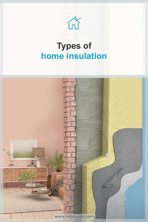 Insulation helps as much to keep the heat out as it does to keep the heat in! Whether you are protecting your home from the heat or preparing for the upcoming winter, find out about all the different types of insulation materials you can use. #HVAC #Insulation #HomeComfort #CieloBreez #SmartHVAC #HomeInsulation External Insulation, Building Insulation, Exterior Insulation, Building Inspiration, Home Insulation, Sustainable Building, Types Of Insulation, Beach Cottage Style, Insulation Materials