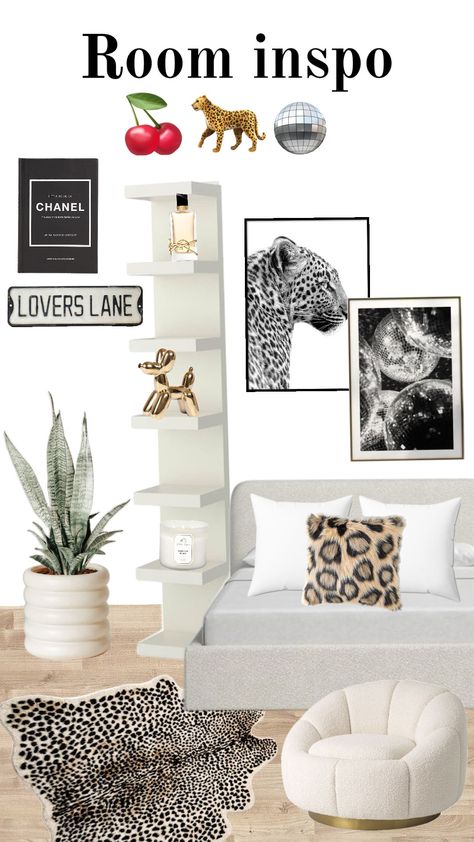 room inspo & leopard print 🐆 Cheetah Girl Room Aesthetic, Bedroom Ideas Leopard Print, Room Ideas Leopard, Cheetah Room Ideas, Lepord Print Room Aesthetic, Leopard Room Aesthetic, Leopard Print Room Aesthetic, Cheetah Dorm Room Ideas, Cheetah Print Dorm Room