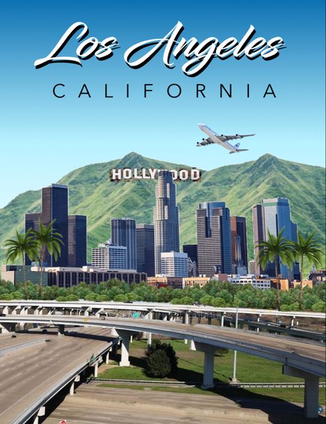 Photo Book Cover, Los Angeles Poster, California Postcard, Hollywood Poster, California Poster, Travel Poster Design, Travel Postcard, Visit California, Travel Locations