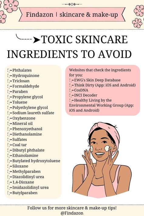 Poisonous Skincare Elements To Keep away from Chemical Products, Skin Facts, Skin Advice, Toxic Skincare, Glow Skin, Skin Care Routine Order, Natural Face Skin Care, Serious Skin Care, Tanning Tips