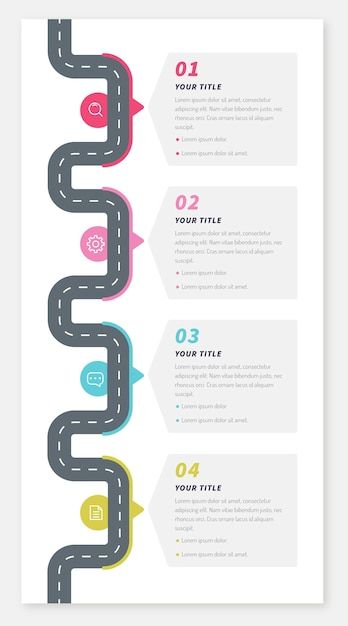 Roadmap Infographic Template, Life Mapping Design, Road Map Design, Roadmap Template, Roadmap Infographic, Learning Maps, Professional Infographic, Case Study Design, Infographic Inspiration