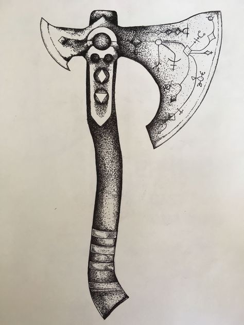 Vikings Tattoo Axes, Gjallarhorn Tattoo, Viking Hammer Tattoo, Viking Ax Tattoo, Machado Viking Tattoo, Viking Axes Design Tattoo, Ax Tattoo, Machado Tattoo, Tattoos Native American