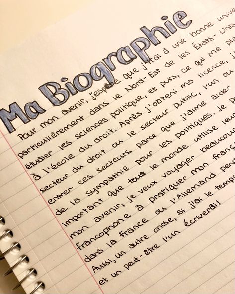 Biography Aesthetic, French Aesthetic Notes, French Subject Aesthetic, Italian Notes Aesthetic, Language Notes Aesthetic French, French Language Aesthetic Notes, French Study Notes Aesthetic, French School Aesthetic, French Homework Aesthetic