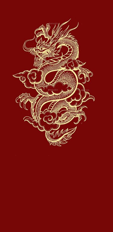 Red Dragon Background, Lunar New Year Wallpaper 2024, Lunar New Year Aesthetic Wallpaper, Lunar New Year Dragon Art, Chinese Red Envelope Aesthetic, Dragon Lunar New Year Design, Cny Aesthetic, Year Of The Dragon Wallpaper, Dragon Lunar New Year