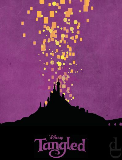 Tangled Poster Vintage, Tangled Minimalist Poster, Tangled Poster Aesthetic, Movie Poster Prints Aesthetic, Rapunzel Movie Poster, Disney Posters Aesthetic, Tangled Parking Spot, Tangled Movie Poster, Rapunzel Poster