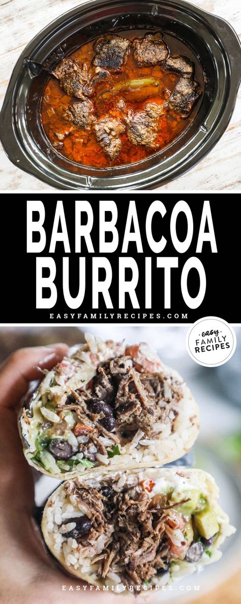 Enjoy these super simple beef burritos made with leftover barbacoa beef. They are ready in 15 minutes and can be totally customized to whatever your family enjoys. Fill it with salsas, sour cream, guacamole, fajita veggies, and whatever else your heart desires! Leftover Barbacoa, Beef Burrito Recipe, Fajita Veggies, Beef Burritos, Asian Steak Bites, Beef Barbacoa, Creamy Pasta Bake, Mexican Rice Easy, Leftover Beef