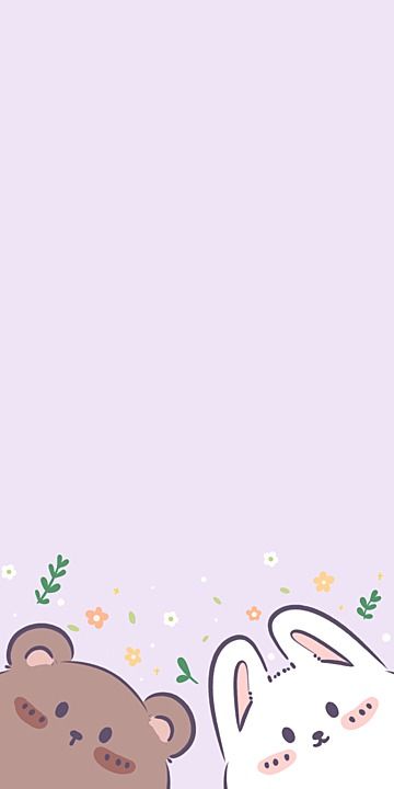 Rabbit Bear Wallpaper, Bear And Rabbit Wallpaper, Purple Rabbit Wallpaper, Bunny Bear Wallpaper, Bear And Bunny Wallpaper, Bunny And Bear Wallpaper, Cute Wallpapers Purple, Purple Cute Wallpaper, Emoji Japanese