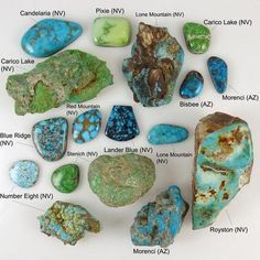 Rock And Minerals, Silversmith Jewellery, American Indian Jewelry, Arizona Turquoise, Rock Chic, Artwork Images, Mineral Stone, Minerals And Gemstones, Modern Artists