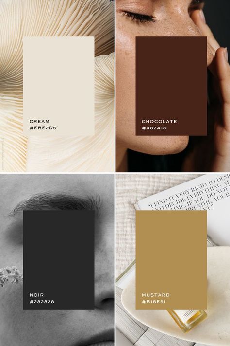 color palette inspiration, brand board colors, color palette ideas, branding color palette, brand identity colors, branding color inspiration Brand Colour Pallete, Perfume Color Palette, Moodboard Branding Visual Identity, Luxury Colour Palette, Colour Palette Inspiration, Brand Colors Inspiration, Nude Color Palette, Brand Palette, Pantone Palette