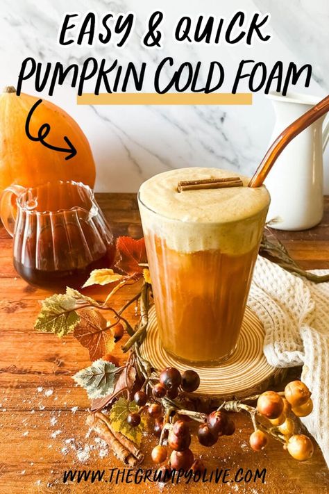 Learn how to make the perfect Pumpkin Cold Foam at home! Our easy pumpkin cold foam recipe is a delicious addition to your morning cold brew. Say goodbye to Starbucks, and say hello to homemade pumpkin cold foam goodness. how do you make pumpkin cold foam pumpkin cold foam drinks starbucks pumpkin cold foam cold brew pumpkin cold foam at home pumpkin cold foam brew pumpkin cold foam easy pumpkin cream cold foam pumpkin spice foam cold brew pumpkin cold foam pumpkin cold foam with heavy cream Pumpkin Spice Foam Cold Brew, Homemade Pumpkin Cold Foam, Flavored Cold Foam, Cold Foam Drinks, Pumpkin Cold Foam Recipe, Cold Foam Cold Brew, Cold Foam At Home, Pumpkin Cream Cold Foam, Cold Foam Recipe