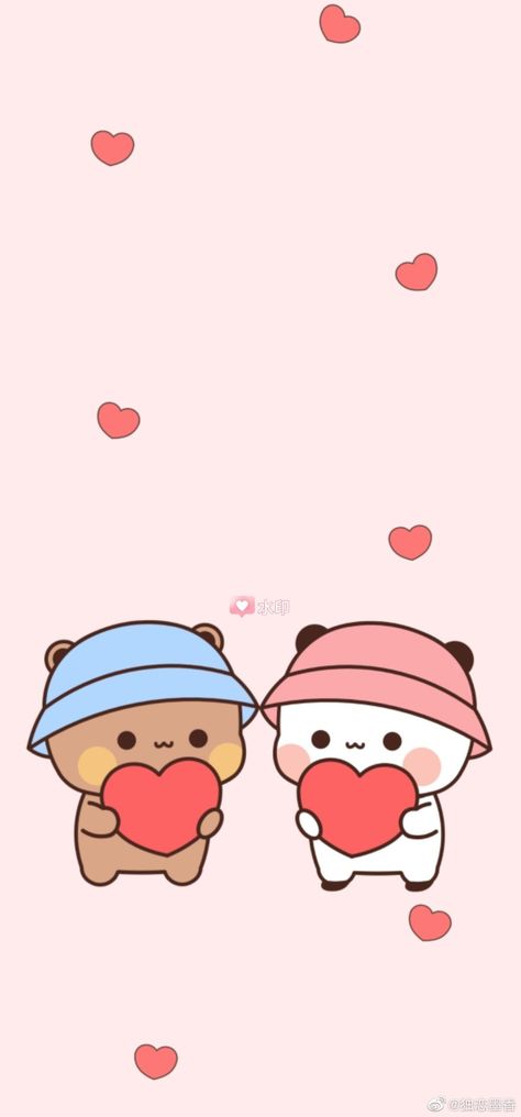 Cute Wallpapers Dudu Bubu, Dudububu Wallpaper, Bubu Dudu Couple Matching Dp, Cute Love Cartoons Drawings, Bubu And Dudu Tattoo, Dudu Bubu Drawing, Bubu And Dudu Wallpaper, Cute Bear Couple Wallpaper, Bubududu Wallpaper