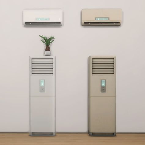 Sims 4 Functional Air Conditioner, Sims 4 Radiator, Sims 4 Cc Ac Unit, Sims 4 Air Conditioner Cc, Sims 4 Air Conditioner, Sims 4 Vacuum Cleaner Cc, Split Type Aircon, The Sims 4 Cc Patreon, Cc Eyes