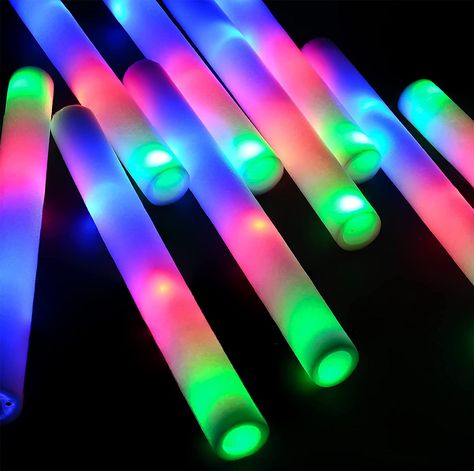 SUIGREOY 150 Pcs Glow Sticks Bulk-LED Foam Sticks Glow in The Dark Party Supplies,Foam Glow Sticks for Wedding, Party, Concert,Raves, Party Favors Halloween Christmas Led Foam Sticks, Foam Glow Sticks, Neon Party Supplies, Glow Stick Party, Led Light Stick, Glow In The Dark Party, Glow Party Supplies, Dark Party, Wedding Party Supplies