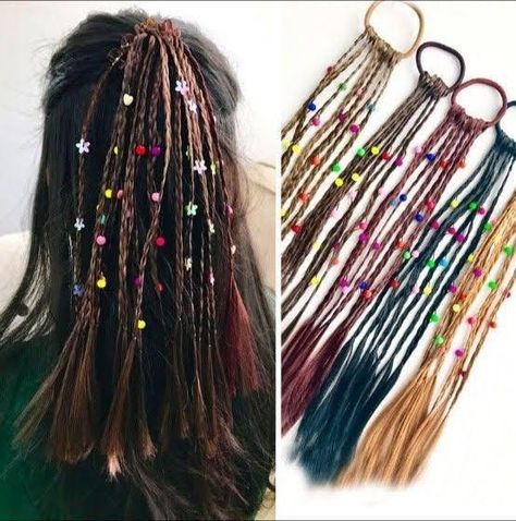 Hair Accessories Braids, Braid Rope, Make Up Gold, Kids Wigs, Rope Hair, Rose Gold Makeup, Twist Braid, Band Hair, Gold Makeup