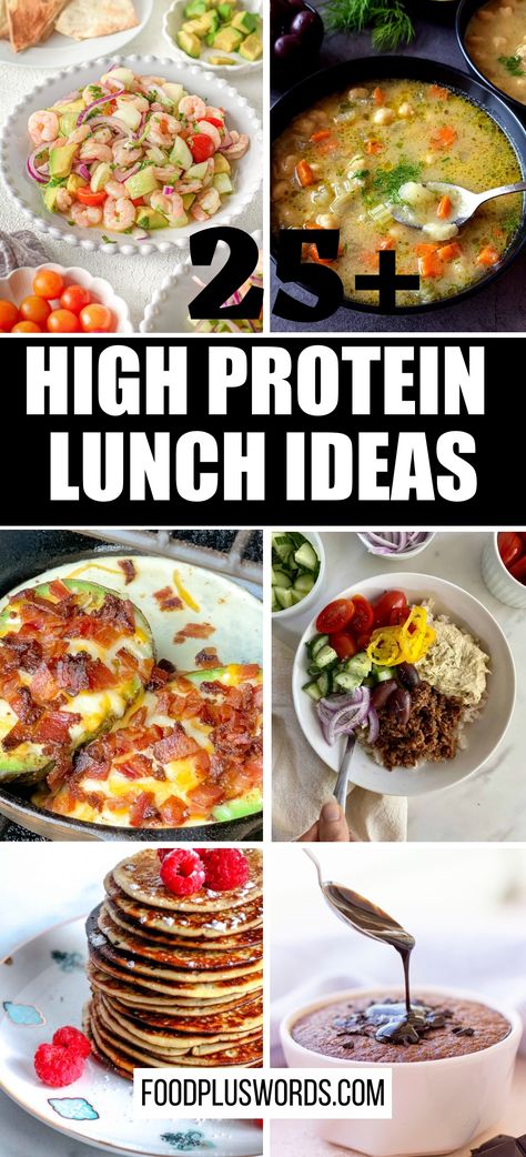 Stay satisfied while limiting carbs with these flavorful high protein meals. The recipes keep net carbs low without needing complicated ingredients. Feel confident about your low carb diet with hearty meat and plant-based proteins paired with fibrous veggies and healthy fats instead of refined carbs. Easy prep means you have delicious options ready for any meal. Protein And Fiber Meals, High Protein And Fiber Meals, Protein Lunch Ideas, Fiber Meals, Baked Caprese Chicken, High Protein Lunch Ideas, High Fiber Low Carb, High Protein Lunch, High Protein Low Carb Diet