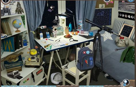 I like to have those items and that desk for when I do my studying and research. Astronomy Room, Electronics Workspace, Astronomy Decor, Astronomy Design, Science Room, Desk Items, Holistic Practitioner, Desk Inspiration, Aesthetic Space