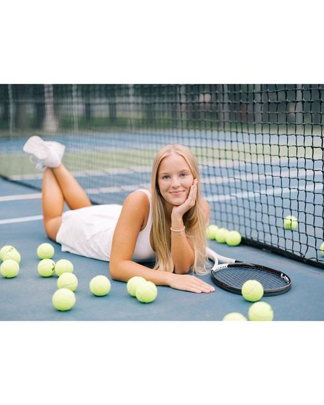 in honor of wimbledon 🎾🤍 #seniorphotos #thetwelfthyear #tennis #fargoseniorphotographer #fargophotographer Tennis Poses Photo Ideas, Tennis Pictures Poses, Tennis Senior Pictures, Tennis Pictures, Senior Pictures Poses, Pic Pose, Senior Photo, Senior Photographers, Wimbledon