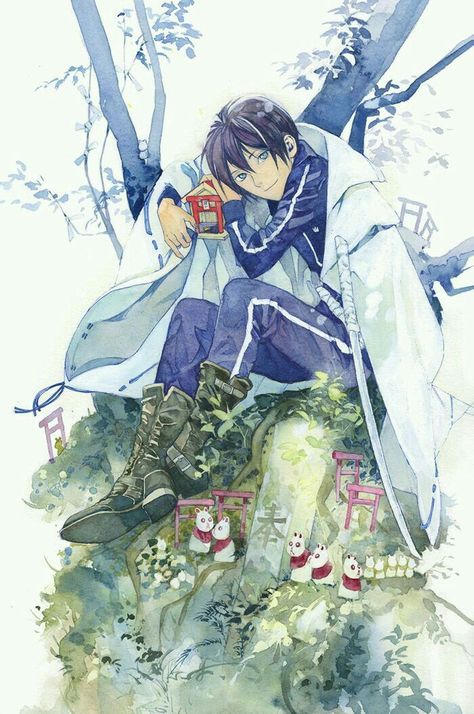 Yato X Hiyori, Yato And Hiyori, Yato Noragami, Kaito Shion, Noragami Anime, Vocaloid Kaito, Art Geek, Graphisches Design, Shugo Chara