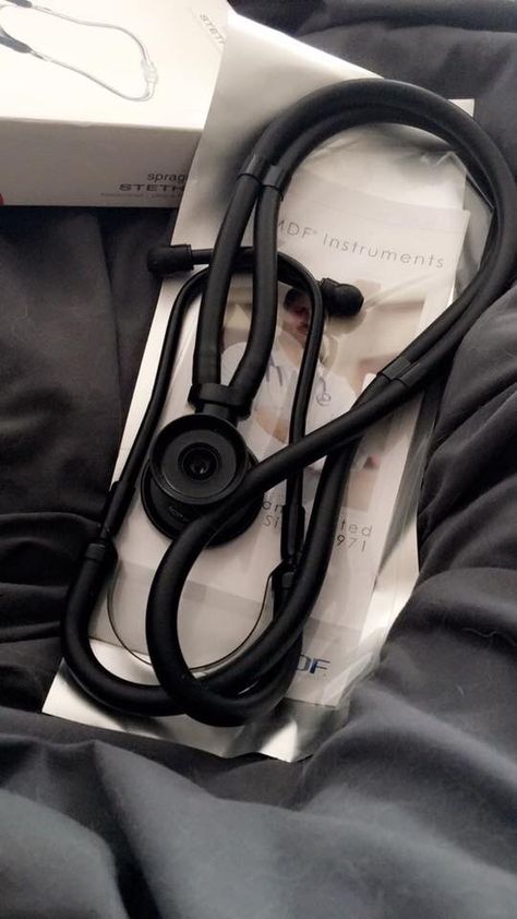 Matte black stethoscope, nurse fashion and life style, nurse of usa, nurse Black Stethoscope, Nursing Goals, Medical Photography, Medical Quotes, Medical School Life, Nurse Aesthetic, Medical Student Motivation, Med School Motivation, Medical Wallpaper