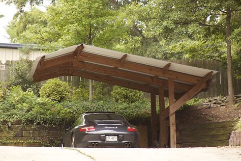 Cantilever Carport, Diy Carport, Carport Patio, Car Shed, Carport Plans, Pergola Carport, Carport Canopy, Carport Designs, Canopy Shelter