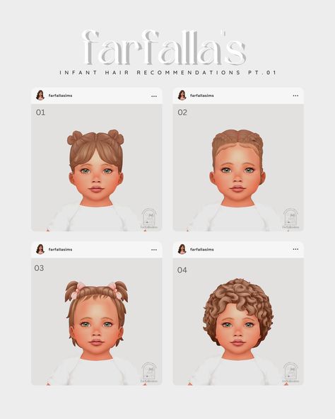 Infant Hair Cc, Sims 4 Cc Collection, Sims 4 Infant Hair, Sims 4 Infant, Toddler Hair Sims 4, Toddler Cc Sims 4, Infant Hair, Sims Baby, Cc Sims4