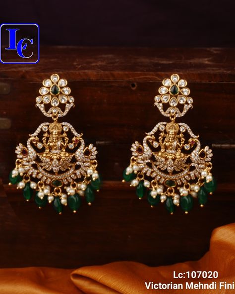 Victorian and Mossanite stone Butta Earrings Explore the latest trend in Indian one gram gold jewelry! 💎 Price : 725/- + shipping ✅ Online payment only ❌ No cash on delivery 💬 Direct message us for more information How to Order ?🗓️ 1. Take screenshot of product with price or forward us the reel 2. Check availability of product stocks with us. 3. Do Payment and share your shipping address. 4. Your product will be delivered within 4-5 business days. Unpacking Video: 📦 The unpacking v... Victorian Gold Jewelry, One Gram Gold Jewellery With Price, Butta Earrings, Lakshmi Earrings, One Gram Gold Earrings, Gold Earrings With Price, Gold Earrings Models, Victorian Gold, Wedding Accessories Jewelry