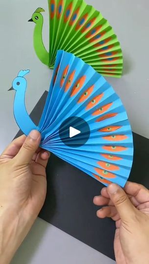 281K views · 2.9K reactions | Use A4 paper to fold a three-dimensional peacock fan with your child 🦚🦚🦚🦚🦚 #stationeryAmway #handmadediy #handcraftedgifts #handcrafted #handcraft #handcraftedwithlove #parentchild #handicraft #handicraft #handmade #diycrafts #crafts #diy #origamiartist #papercrafts #origamilovers #Parentchildhandicrafts #NewYearhandicrafts #handmadediy #wasteutilization #Homemaletoys  #handmadediy | The Handmade Haven | Ihor Vitsinskyy · Happy Moments Paper Peacock Crafts, Peacock Fan, Peacock Crafts, Male Toys, Origami Artist, Folding Hand Fan, A4 Paper, Hand Crafted Gifts, Happy Moments