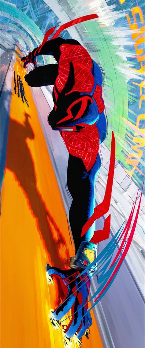 Spiderverse Scenes, Miguel Ohara Wallpapers, Spiderverse Miguel, Spiderman Lockscreen, Spider People, Miguel Ohara, Spider Man 2099, Graphic Design Infographic, Marvel Spiderman Art