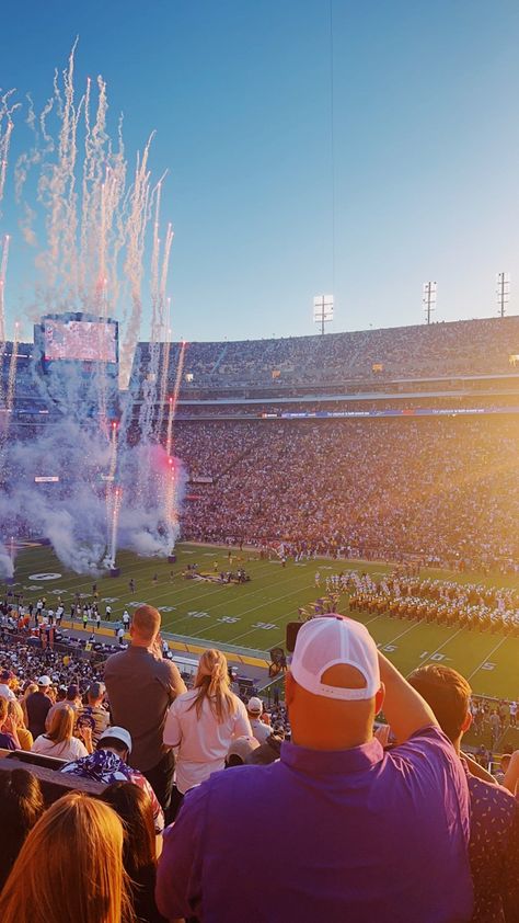 lsu football players stadium lsu football game Lsu Aesthetic, Lsu Stadium, Lsu College, Fsu Football, Football Usa, Desktop Photos, Cloud Tattoo, Louisiana State University, College Aesthetic