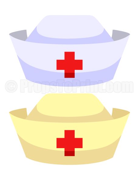 Printable nurse hat photo booth prop. Create DIY props with our free PDF template at http://propstoprint.com/download/nurse-hat-photo-booth-prop/ Printable Photo Booth Props, American History Homeschool, Diy Doctor, Diy Photo Booth Props, Photobooth Props Printable, Nurse Party, Props Free, Pinning Ceremony, Nurse Appreciation Week