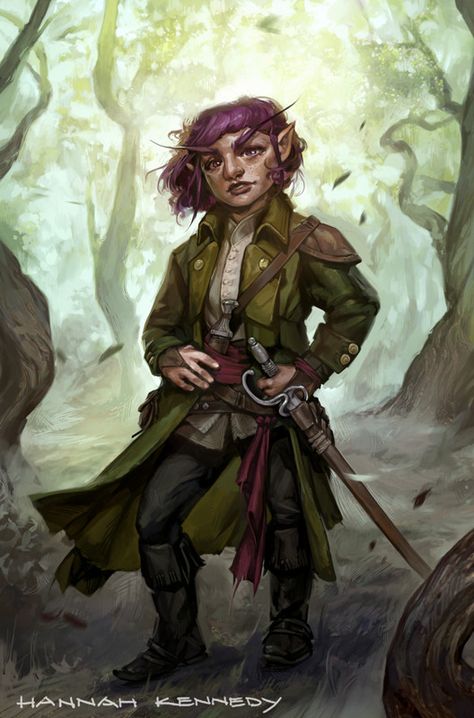 Gnome Dnd, Halfling Rogue, Female Gnome, Dungeons And Dragons Art, Heroic Fantasy, Fantasy Portraits, The Elder Scrolls, Fantasy Races, Dungeons And Dragons Characters