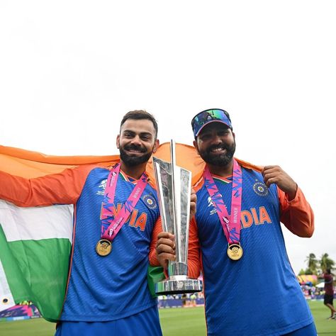 Rohit And Virat, Fast And Furious Actors, World Cup Trophy, T20 Cricket, Heartwarming Photos, World Cup Champions, India Win, Cricket Balls, Rohit Sharma