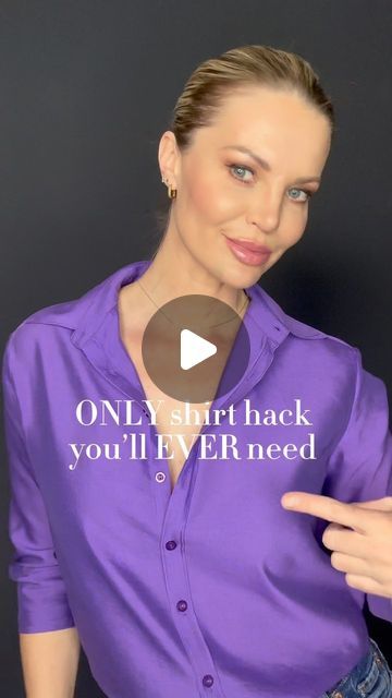 Laudi Lee - Style & beauty tips for woman 35+🇿🇦 on Instagram: "This is genius! Been using it with every shirt I wear for awhile now and it’s one of my all time fave hacks. Let me know if you will be using it from now on🙌🏼 • • • #stylehack #stylehacks #fashionhacks #shirth #styleblogger" Shirt Hacks For Women, Fashion Tricks, Clothes Hacks, Clothing Upcycle, Shirt Hacks, Marketing On Instagram, Fashion Hacks, Try Harder, Clothing Hacks