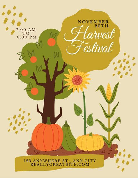 Farmers Market Logo, Forest Fall, Market Logo, Boho Autumn, Regional Food, Festival Flyer, Flyer And Poster Design, Harvest Festival, Autumn Harvest