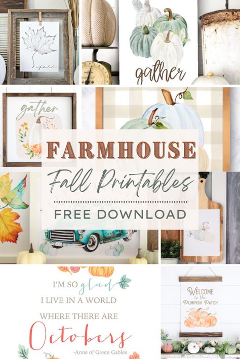 Easy Diy Fall Decor, Free Fall Printables, Decorating For Fall, Fall And Thanksgiving, Orange Leaves, Decor Ikea, Dekor Diy, Christmas Fonts, Fall Printables