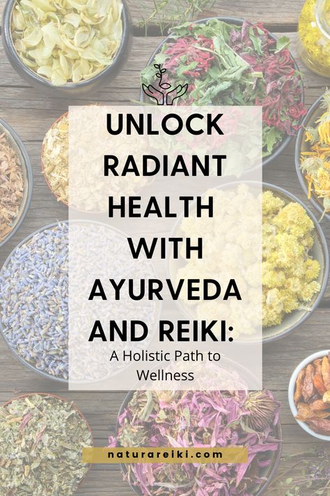 ✨ Unlock radiant health with Ayurveda and Reiki! 🌿💫 Discover how these ancient practices work together to balance your mind, body, and spirit. Learn about whole foods, self-care rituals, and simple tips to bring harmony into your daily life. Perfect for anyone seeking natural wellness and holistic healing. 🌱 Click to read the blog and start your journey to vibrant living!

#Ayurveda #ReikiHealing #HolisticWellness #WholeFoods #SelfCareTips #NaturalHealing #EnergyHealing Holistic Practices, Ayurvedic Tea, Ground Recipes, Holistic Approach To Health, Herbal Healing, Alternative Healing, Daily Rituals, Naturopathy, Mind Body And Spirit