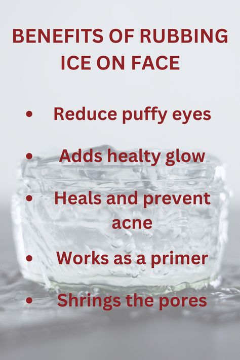 Disclosing the benefits of using ice on face Ice On Face, Benefits, Skin Care, Collage, Skin, Quick Saves, Beauty, Pins