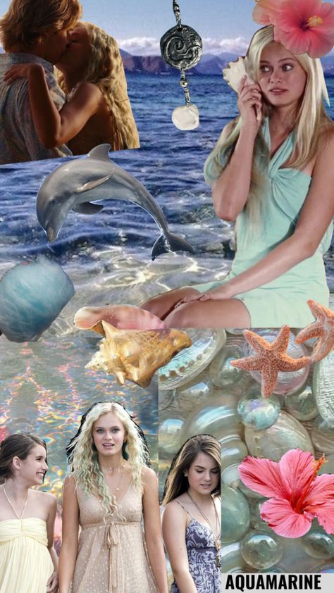 Aquamarine Movie Wallpaper, Aquamarine Movie Necklace, Aquamarine Aesthetic Movie, Aquamarine Movie Aesthetic, Aquamarine Aesthetic, Aquamarine Mermaid, Aquamarine Movie, Creature Movie, Sara Paxton