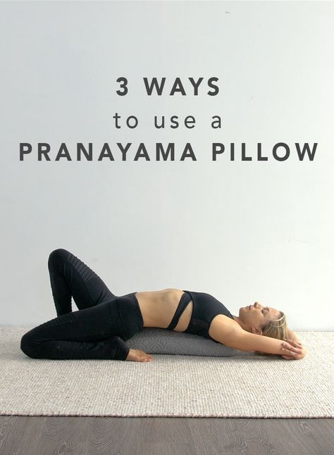 On the Brentwood Home blog: how to use a pranayama pillow! Angela Kukhahn shows us 3 ways to use a Pranayama pillow in your yoga routine, deep breathing exercises, or meditation practice. For beginners or those looking for new yoga props! Yoga Pillow Poses, Yoga Pillow, Deep Breathing, Yoga Props, Deep Breathing Exercises, Yoga Postures, Breathing Exercises, Yoga Poses For Beginners, Yoga Accessories