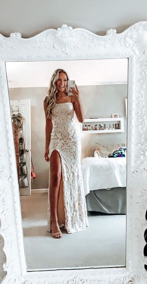 Simple White Prom Dress, Simple Prom Dress Modest, Prom Dress Modest, White Prom, Dress Modest, Spaghetti Strap Prom Dress, Simple Prom Dress, White Prom Dress, Prom Dresses Modest