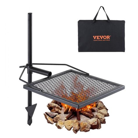 Fire Pit Grill Grate, Campfire Grill, Auto Camping, Open Fire Cooking, Steel Grill, Grill Rack, Camping Grill, Camping Bbq, Fire Pit Grill