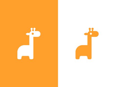 Giraffe / logo design by Deividas Bielskis | Dribbble | Dribbble Henna Animals, Giraffe Logo, Giraffe Illustration, Chairs Logo, Pet Logo Design, Geometric Logo, Animal Posters, Branding Kit, Kids Logo