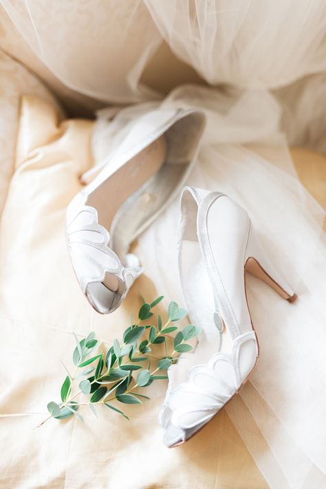 Vintage-inspired Rachel Simpson wedding shoes Pastel Colour Scheme, Anna Campbell Bridal, Rachel Simpson, Porcelain Wedding, Bride Elegant, Designer Wedding Shoes, Peach Colour, Anna Campbell, Ivory Wedding Shoes