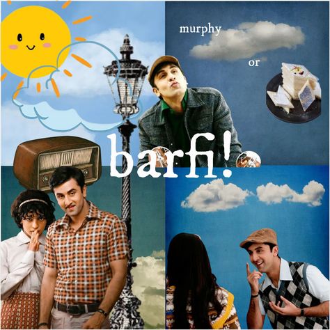 BARFI Barfi Movie Poster, Barfi Movie Wallpaper, Barfi Movie Aesthetic, Barfi Movie, Happy Movies, Bollywood Aesthetics, Desi Things, Movie Frames, Happy Movie