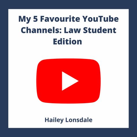 April has arrived and with it winter term exam season! For some motivation Monday, this week Hailey shares her favourite 5 Law Student YouTube Channels that inspire her! Check out Hailey’s article, link in bio! Exam Season, Law School Life, Law Students, Studying Law, Motivation Monday, School Study, School Study Tips, Law Student, School Life