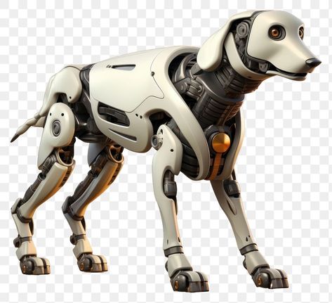 Robot Animal Art, Robotic Animals Concept, Dog Robot, Robot Dog Concept Art, Robot Dog, Robot Dog Art, Robot Png, Robotic Dog Concept, Mechanical Arm