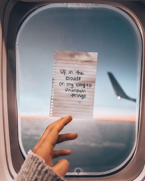 Am I the only one that pokes out the window seat and looks up to space? I’m hoping to one day come across something weird in the sky 👽 🙈… Caption Untuk Instagram, Up In The Clouds, Travel Motivation, Wanderlust Quotes, Airplane Window, Travel Words, Am I The Only One, Best Travel Quotes, World Quotes